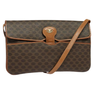 Celine Macadam Shoulder Bag PVC Leather