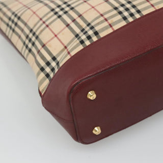 Burberry Nova Check Tote canvas check pattern