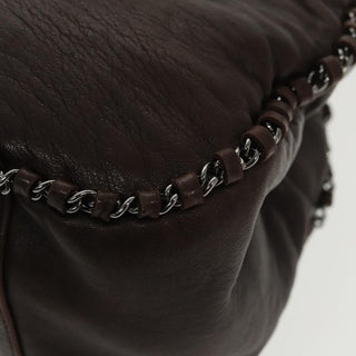 Chanel Vintage Chain Around Shoulder Bag Leather