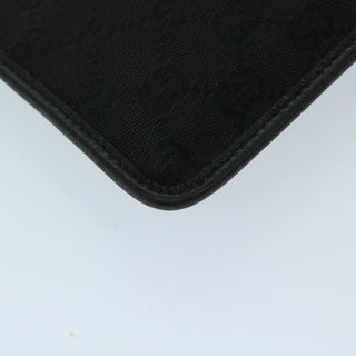 Gucci Vintage Flat Messenger Bag GG Canvas and Leather