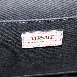Versace Virtus Flap Messenger Bag Leather