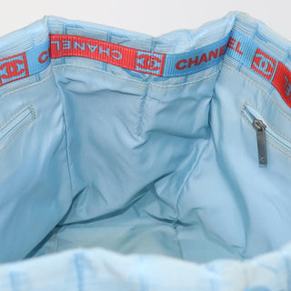 Chanel Front Zip Travel Line Tote Nylon