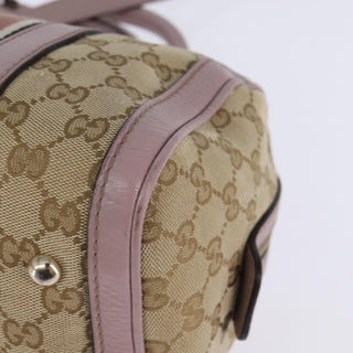 Gucci Vintage Web Boston Bag GG Canvas