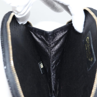 Chanel Record Wristlet Stitched Patent