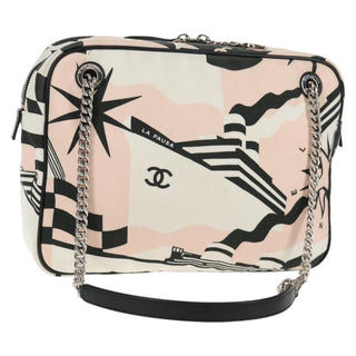 Chanel La Pausa Bay Camera Case Bag Printed Canvas