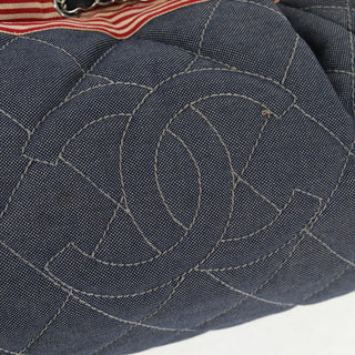 Chanel Stretch Spirit Cabas Quilted Denim