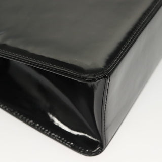 Chanel Vintage CC Lock Pocket Chain Tote Patent