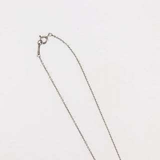 Tiffany & Co. Elsa Peretti Cross Pendant Necklace Sterling Silver