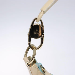 Gucci Vintage Zip Hobo GG Canvas and Patent