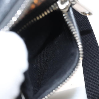 Gucci Front Zip Messenger Bag Psychedelic Print GG Coated Canvas