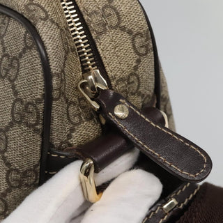 Gucci Front Zip Messenger GG Coated Canvas