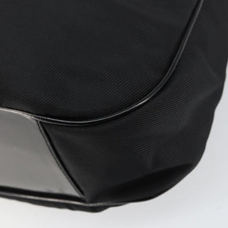 Gucci Vintage Bamboo Handle Open Hobo Nylon