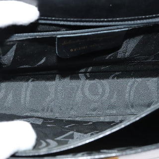 Salvatore Ferragamo Gancini Convertible Top Handle Bag Leather