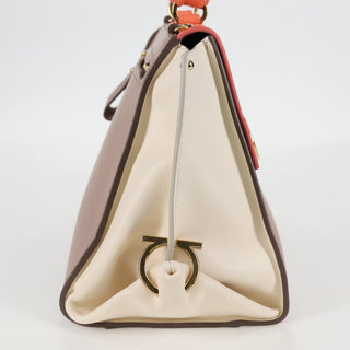 Salvatore Ferragamo Sofia Satchel Leather