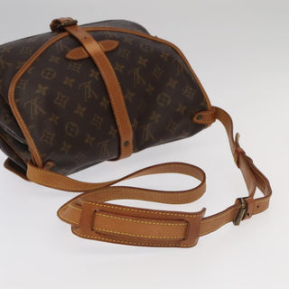Louis Vuitton Saumur Handbag Monogram Canvas