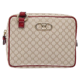 Celine Vintage Macadam Shoulder Bag Canvas