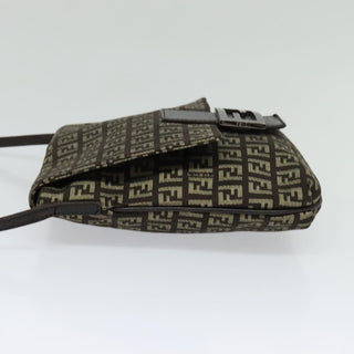 Fendi Mamma Baguette Shoulder Bag Canvas