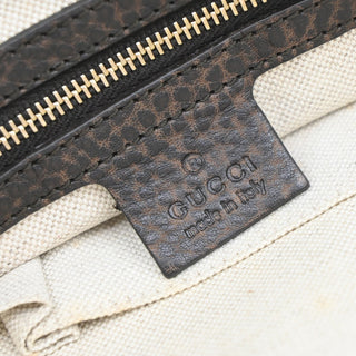 Gucci Horsebit Nail Boston Bag GG Canvas with Leather
