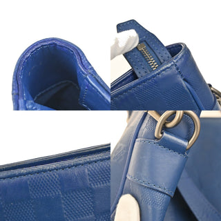 Louis Vuitton Tadao Handbag Damier Infini Leather