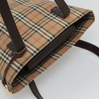 Burberry Nova Check Tote canvas check pattern