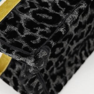 Christian Dior Book Tote Mizza Embroidered Canvas and Velvet