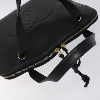 Chanel Coco Mark Black cakfskin