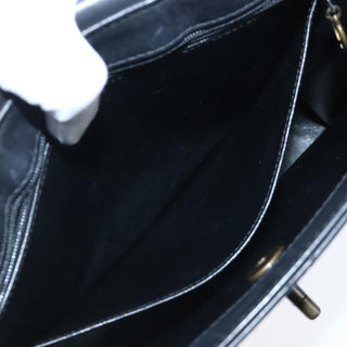 Chanel Vintage CC Turnlock Satchel Leather