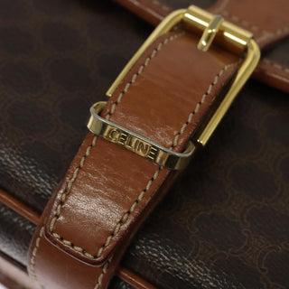 Celine Macadam Shoulder Bag PVC Leather