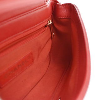 Chanel Mademoiselle Vintage Flap Bag Chevron Sheepskin