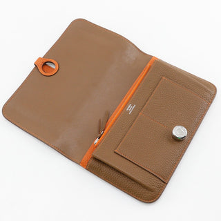 Hermes Dogon Duo Combined Wallet Leather