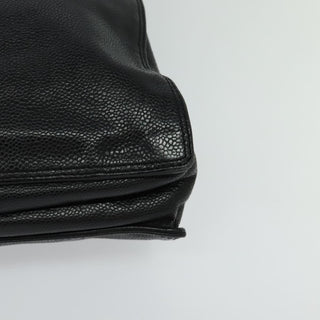 Chanel Vintage Wooden Ring Tote Caviar