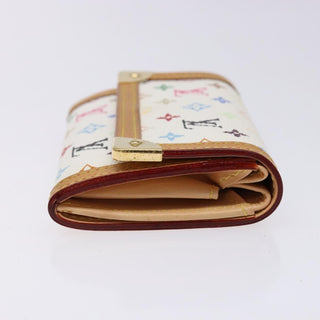 Louis Vuitton Porte-Monnaie Plat Coin Purse Monogram Multicolor