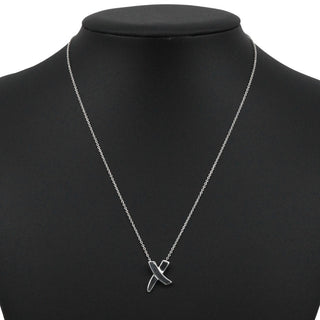Tiffany & Co. Paloma Picasso Cross Pendant Necklace Silver 925