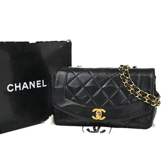 Chanel Vintage Diana Flap Bag Quilted Lambskin