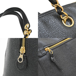 Chanel Vintage Timeless Zip Tote Caviar