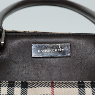 Burberry Nova Check Tote canvas check pattern