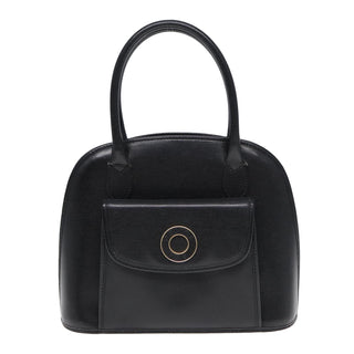 Celine Circle Logo Handbag Leather