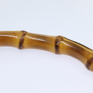 Gucci Vintage Bamboo Handle Tote Canvas