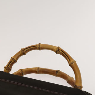 Gucci Vintage Bamboo Handle Bag Nylon
