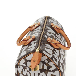 Louis Vuitton Speedy Handbag Limited Edition Monogram Graffiti