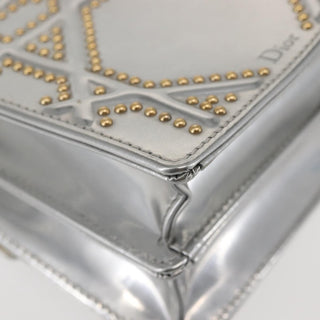 Christian Dior Ultra Matte Diorama Vertical Clutch on Chain Studded Leather