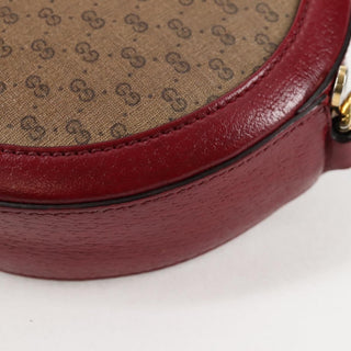 Gucci Doraemon Round Shoulder Bag Printed Mini GG Coated Canvas