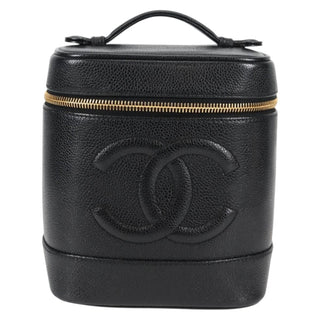 Chanel Vintage Timeless Cosmetic Case Caviar