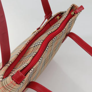 Burberry Nova Check Tote canvas check pattern