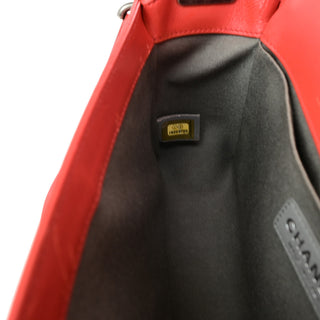 Chanel Boy Flap Bag with Strap Quilted Lambskin