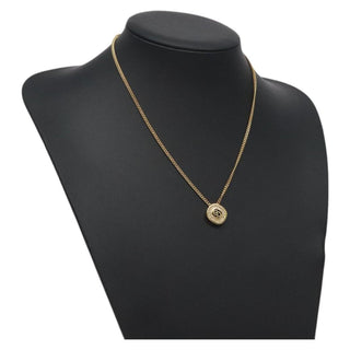 Christian Dior CD Pendant Necklace Gold-plated