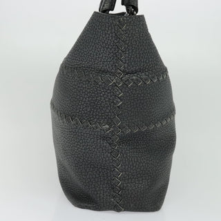 Bottega Veneta Shopping Tote Leather with Intrecciato Detail