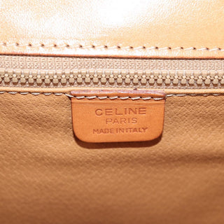 Celine Vintage Convertible Top Handle Bag Macadam Coated Canvas
