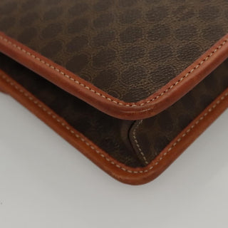 Celine Vintage Macadam Shoulder Bag Canvas