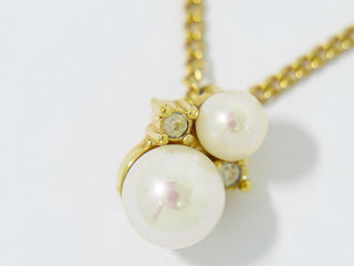 Christian Dior J'Adior Star Pearl Drop Earrings Metal with Faux Pearls and Crystals